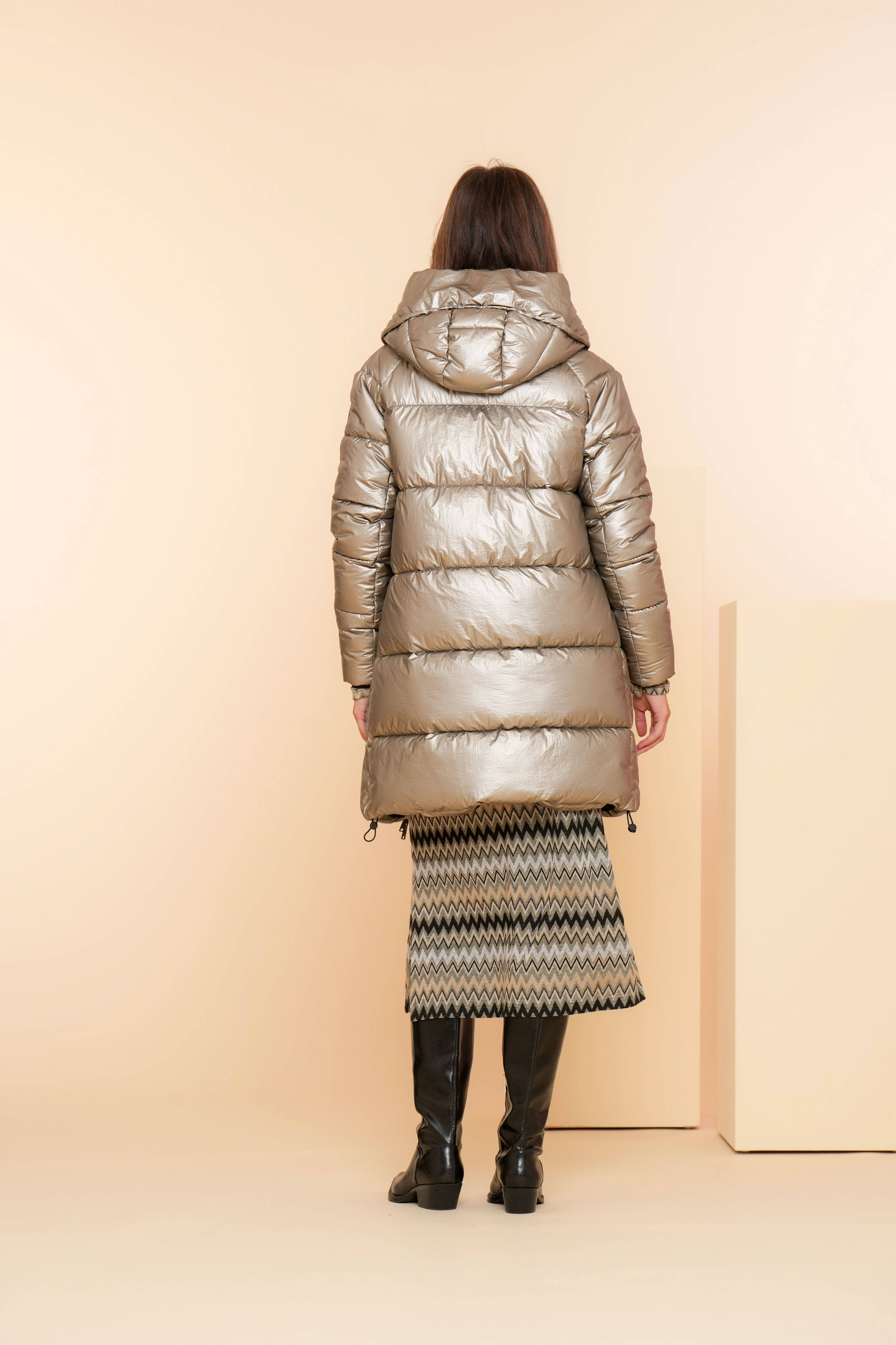Geisha winterjas brons