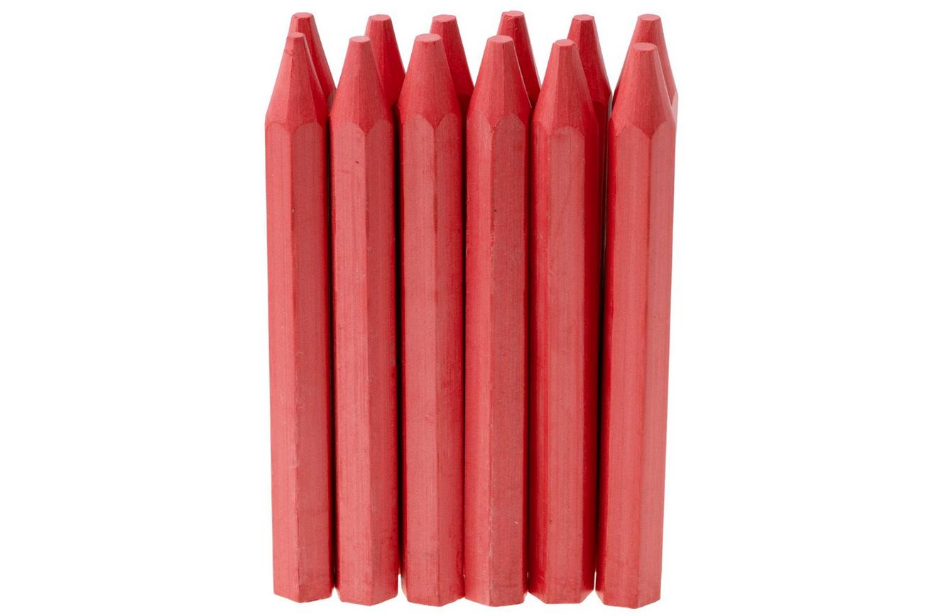 LYRA 795 Basic L4850017 Red Chalk, set van 12 markeerkrijtjes, rood