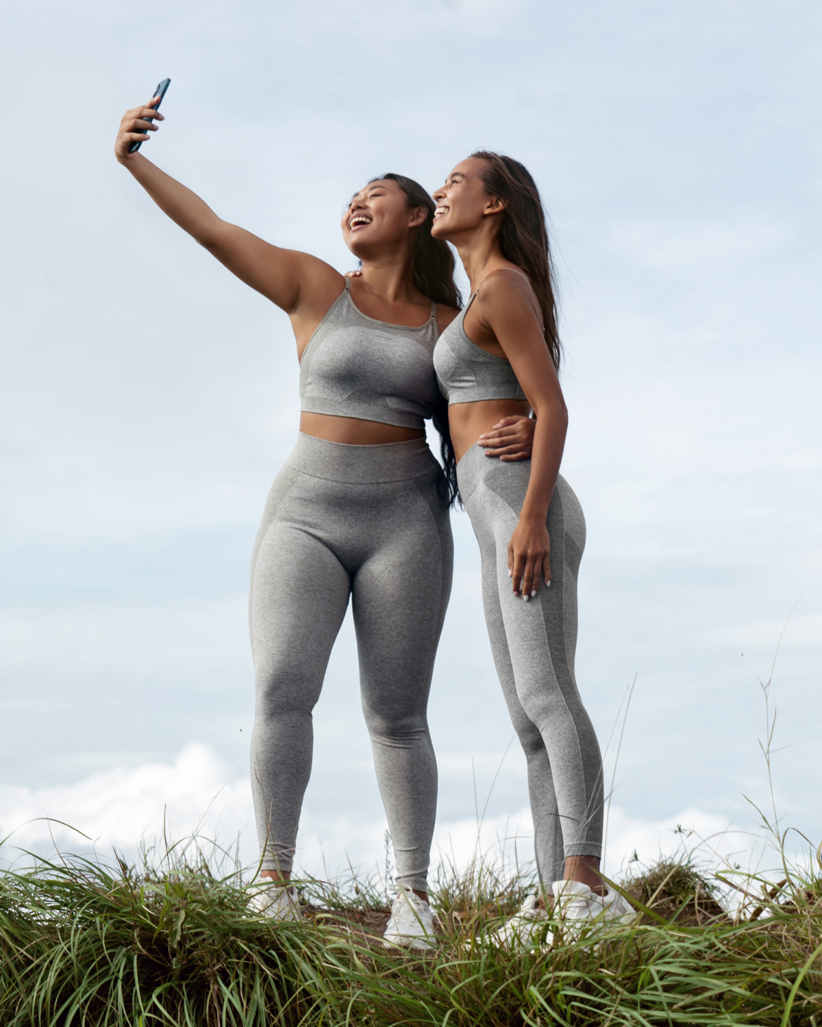 Bumpro Power Up! Bra Dark Grey Melange