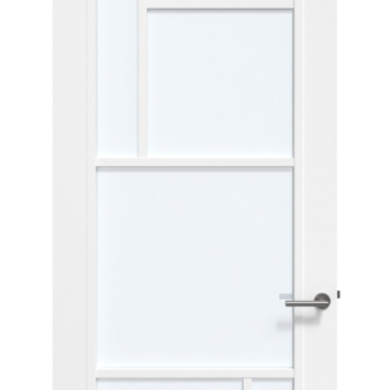 Arne & Bodil binnendeur ABD509 satijnglas - wit afgelakt - glaslat wit