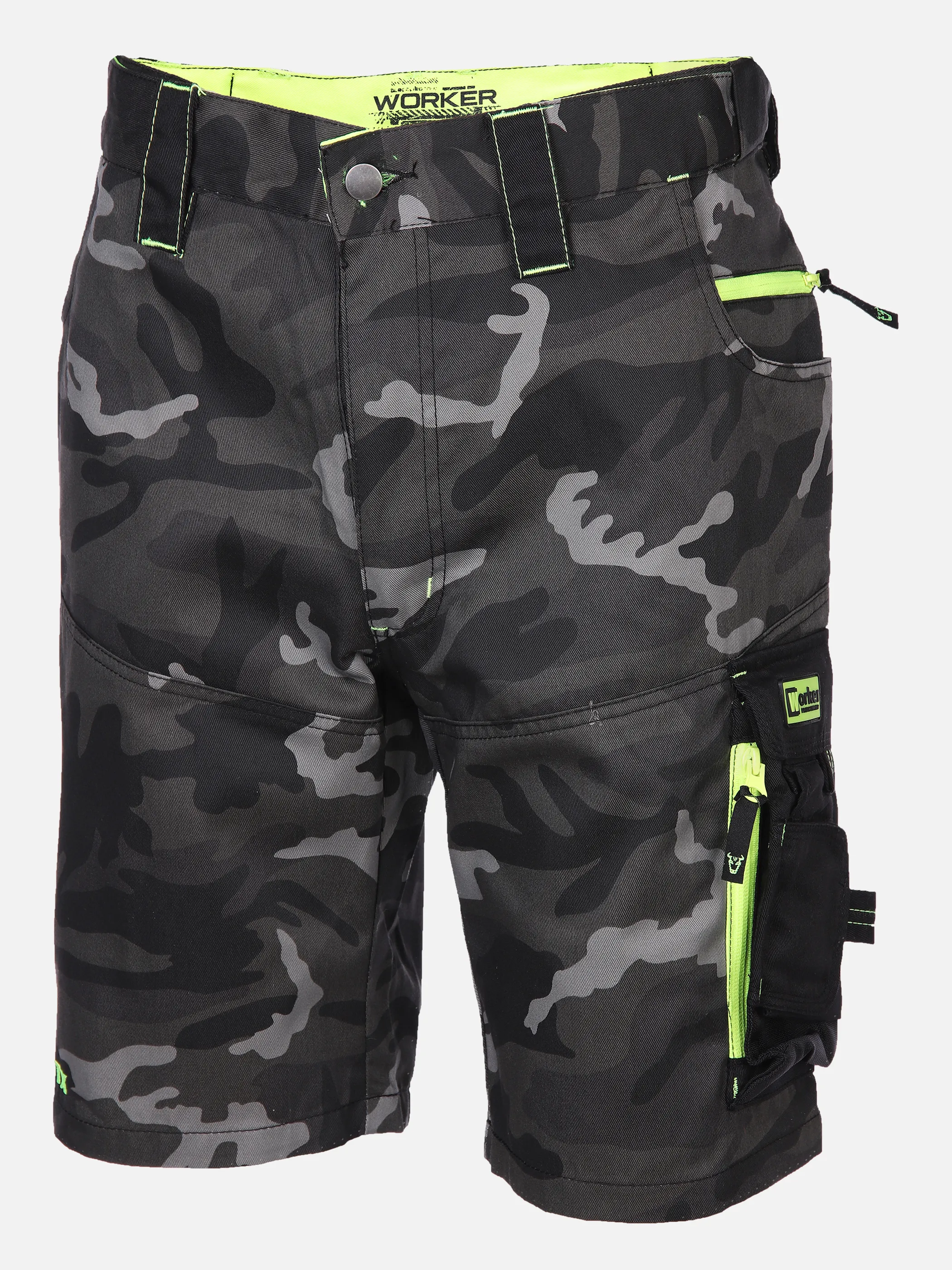 Herren Arbeitsshorts mit Neondetails