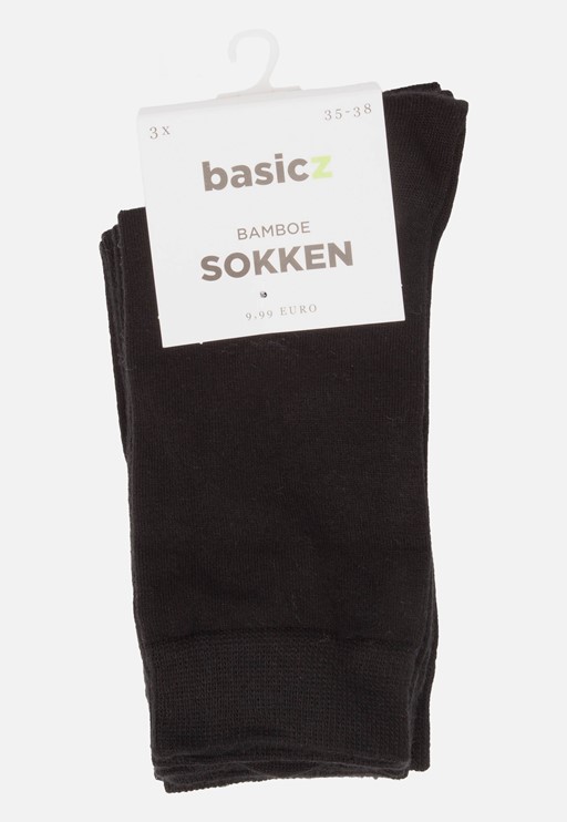 Basicz Sokken zwart Katoen 720506