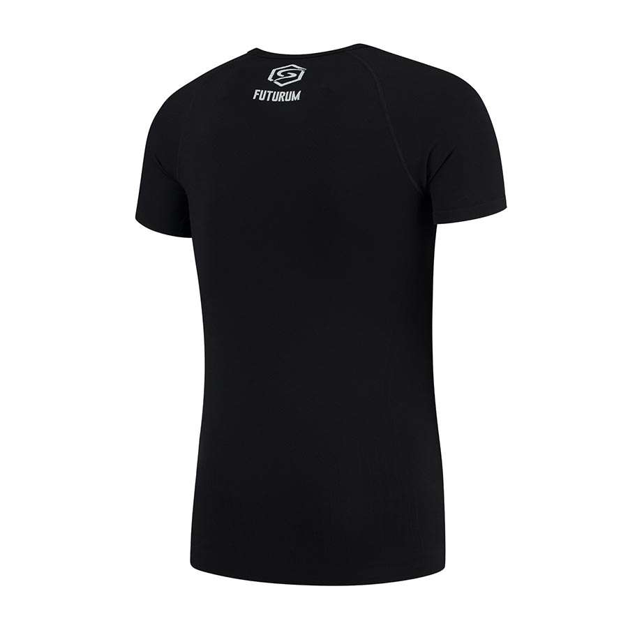 FUTURUM Recycled Ondershirt Korte Mouwen Zwart Heren
