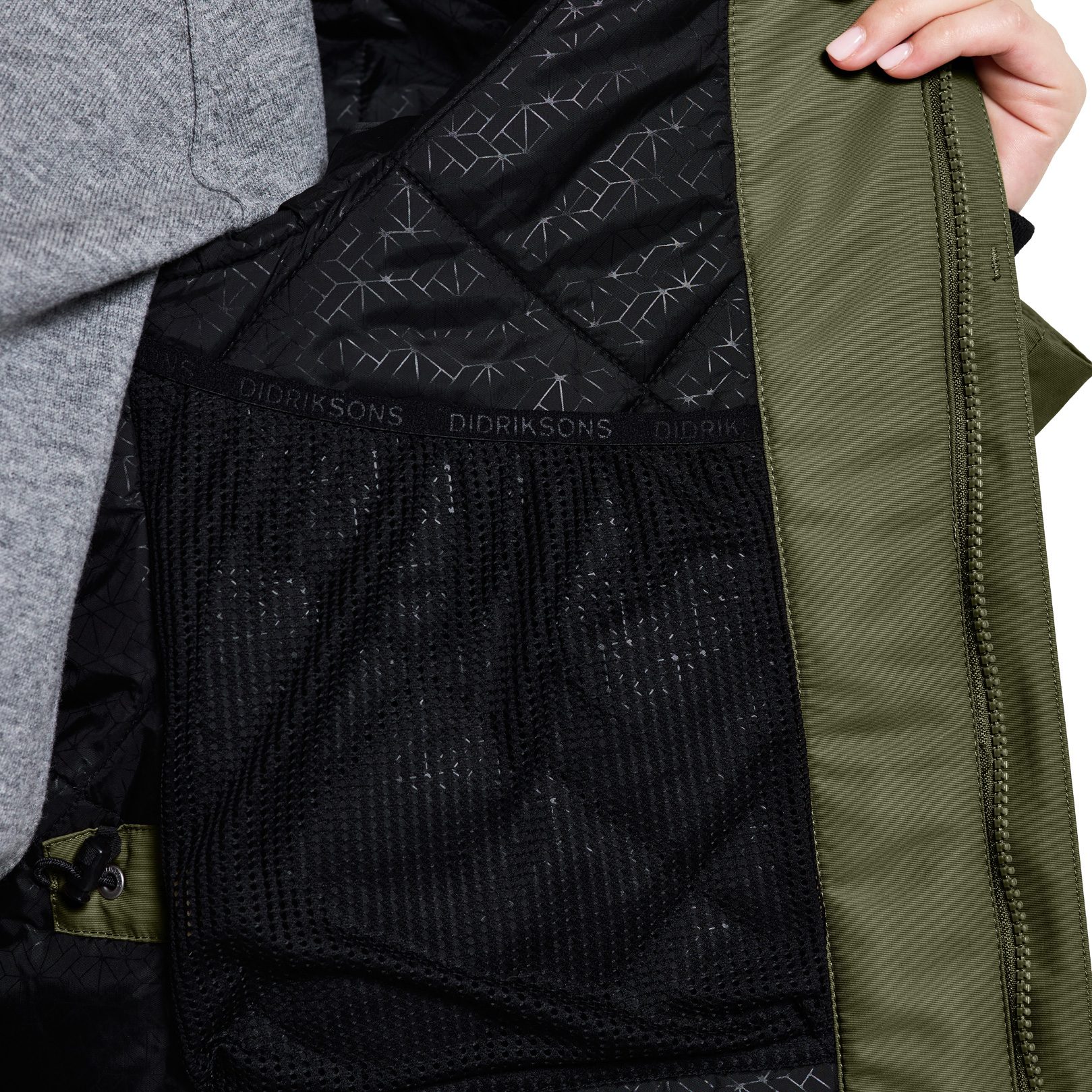 Didriksons Frida Parka Damen deep green