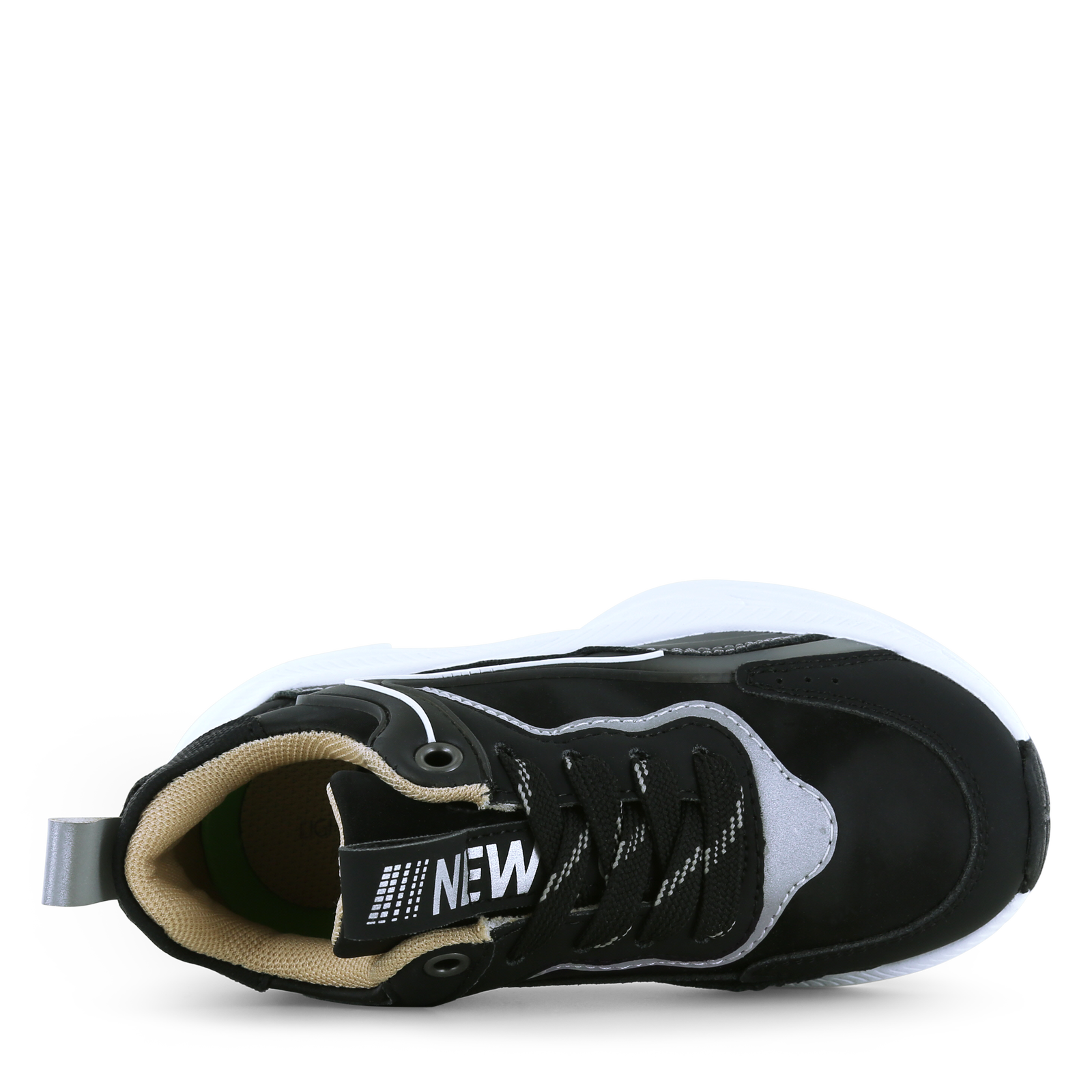 Shoesme chunky schwarzer Sneaker