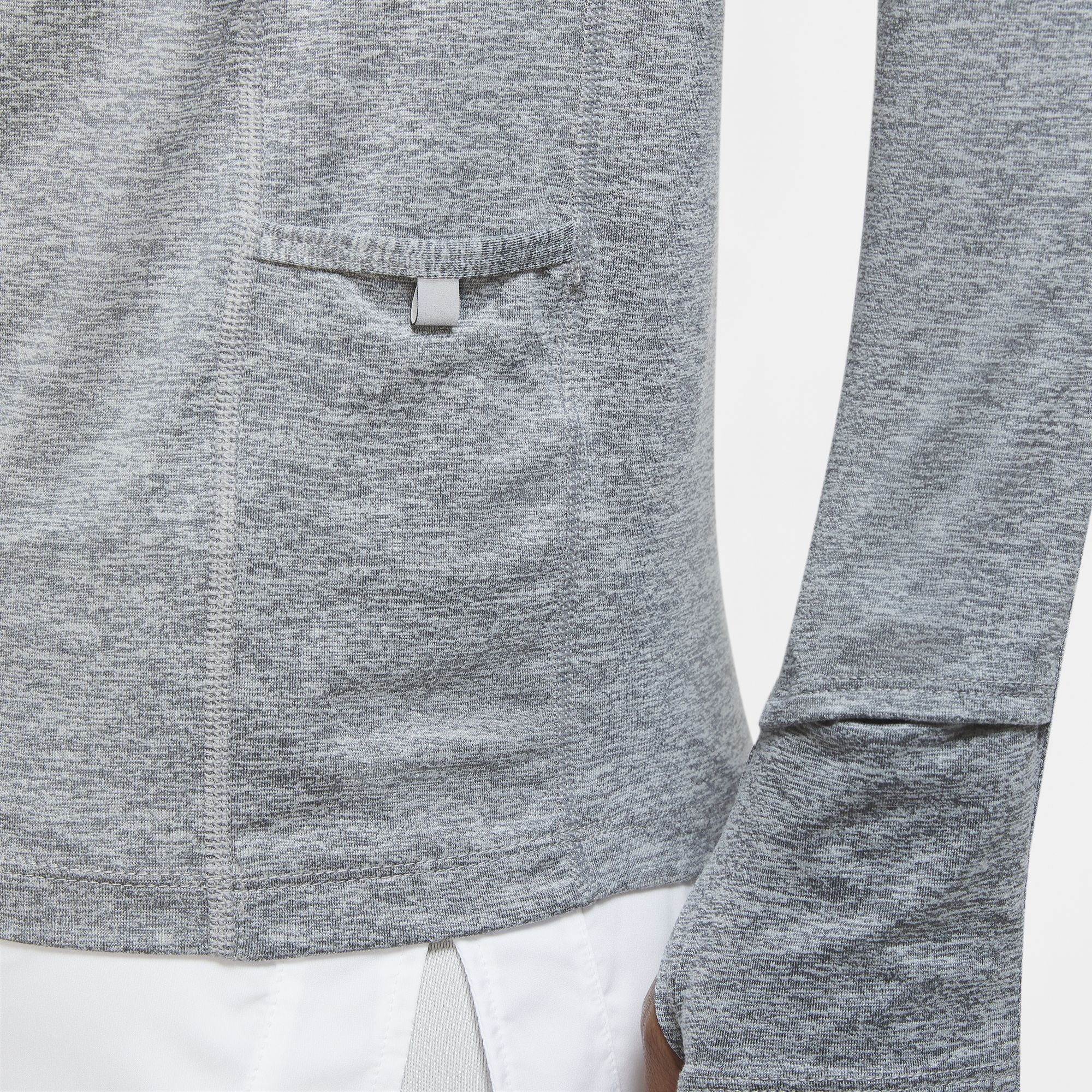 Dri-FIT Element 1/2-Zip Dame 084/LT Smoke Grey/Reflective Silver