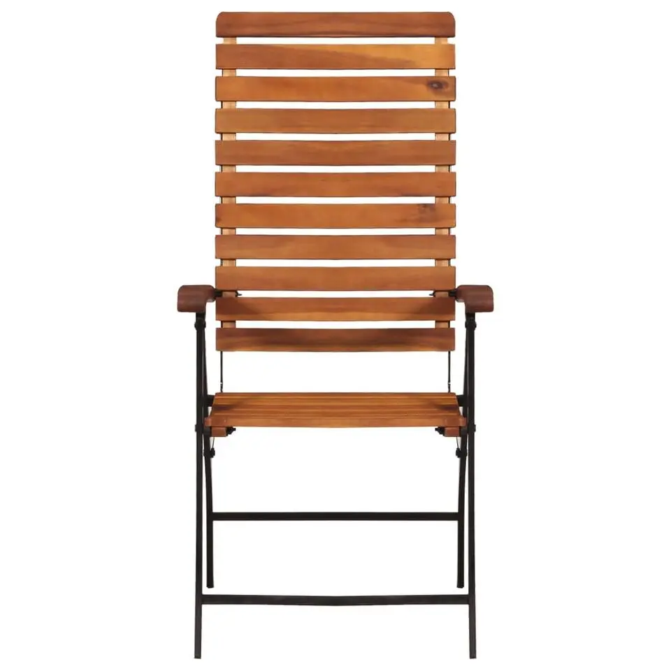 vidaXL - Tuinstoel - Bruin - Hout - 2 stuks