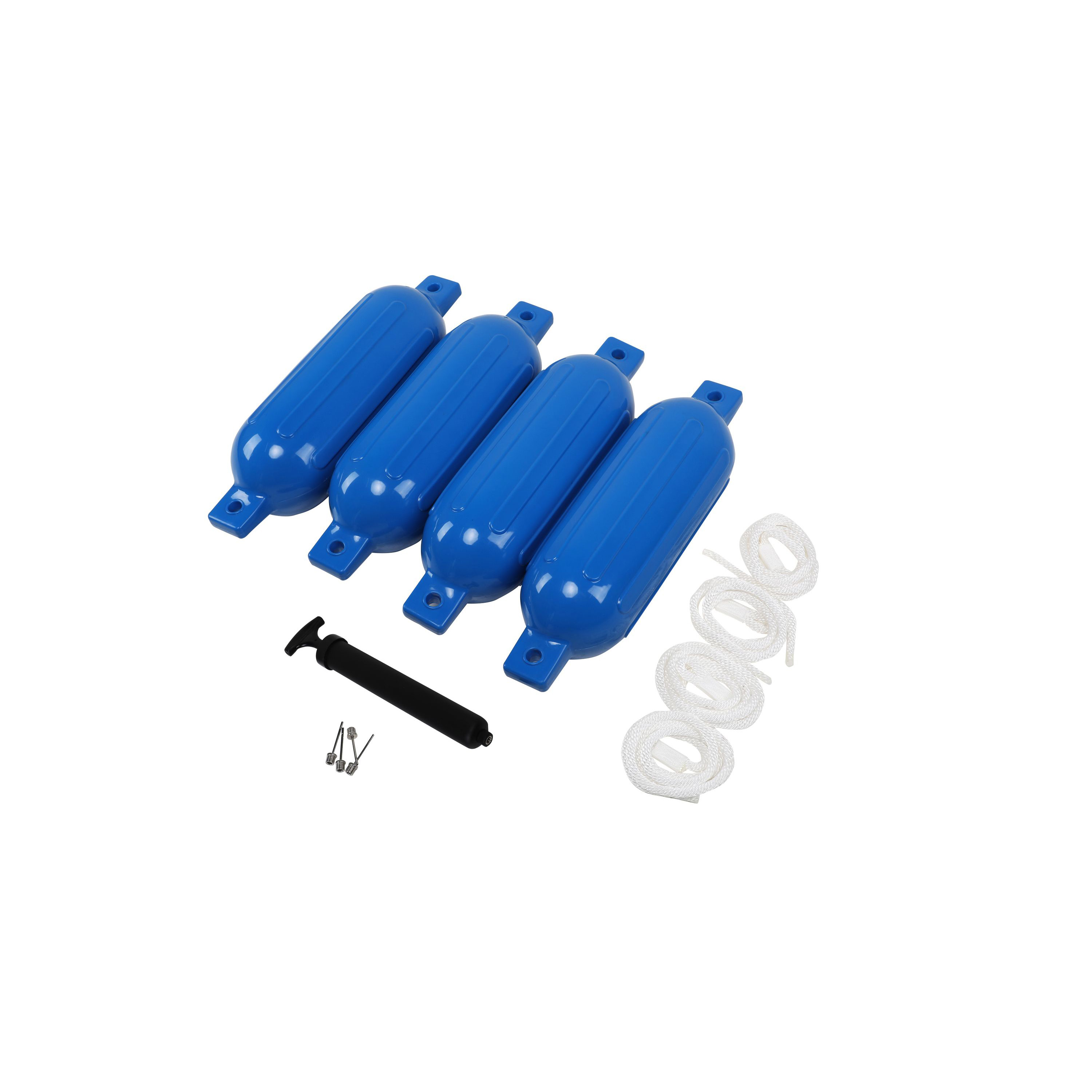 Bootsfender 4er Set blau 58 x 15 cm