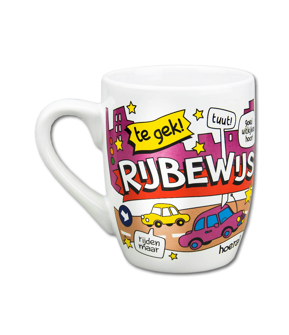 Mok Rijbewijs 12cm