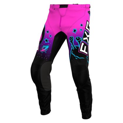 Pantalon cross FXR YOUTH CLUTCH 24 - Bleu / Rose