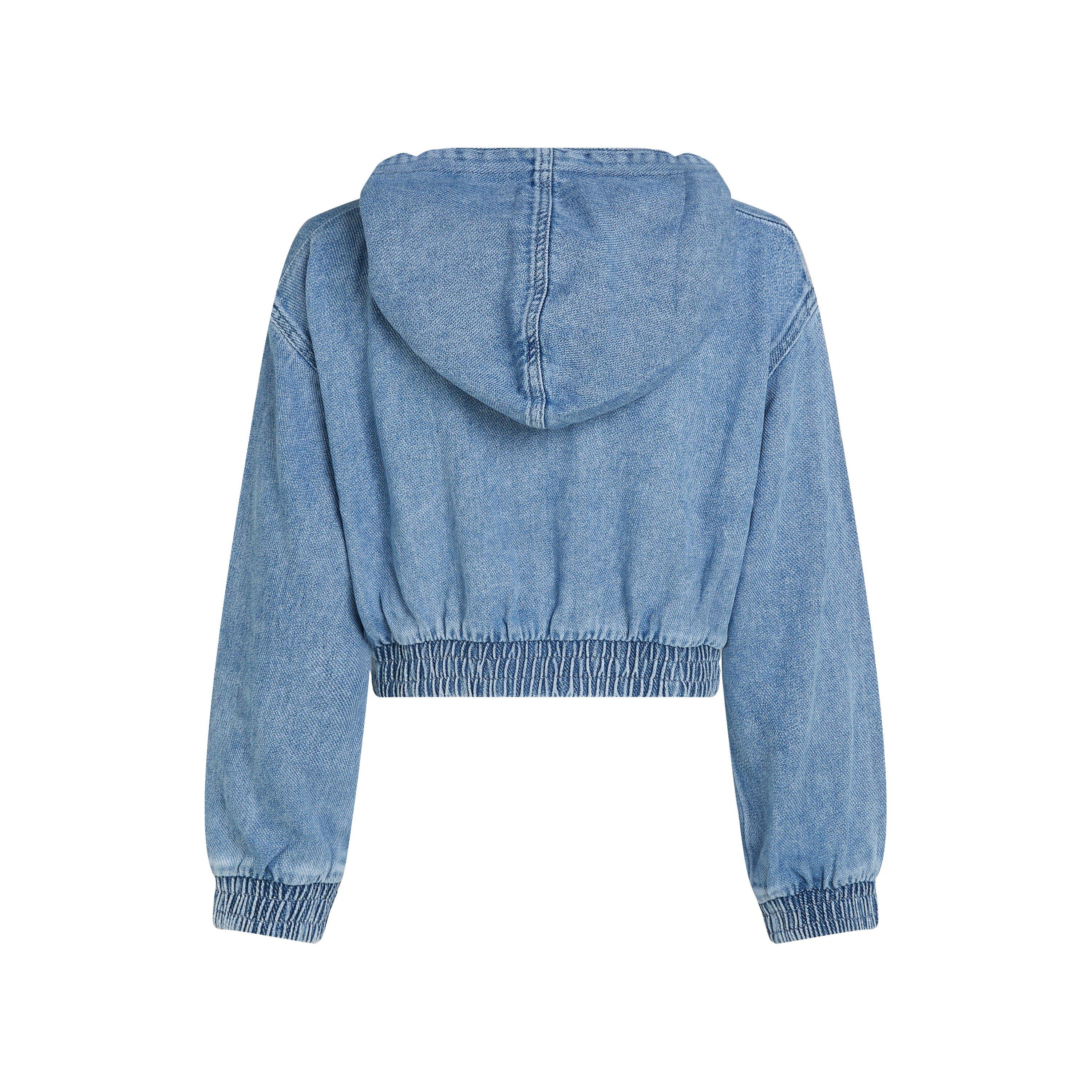 Tommy Jeans Denim Cropped Hoodie