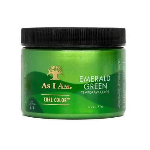 Curl Color Emerald Green