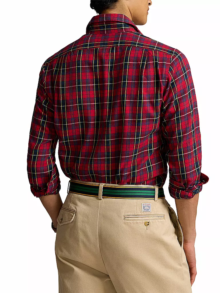 POLO RALPH LAUREN Hemd Regular Fit rot