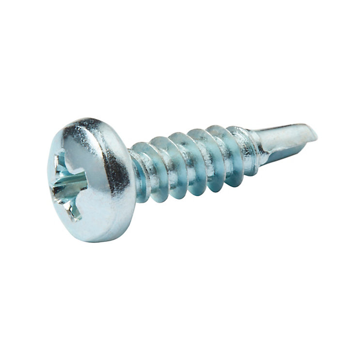 Vis zinguée autoperceuses à tête cylindrique, 4,2x16 mm - 25 pièces