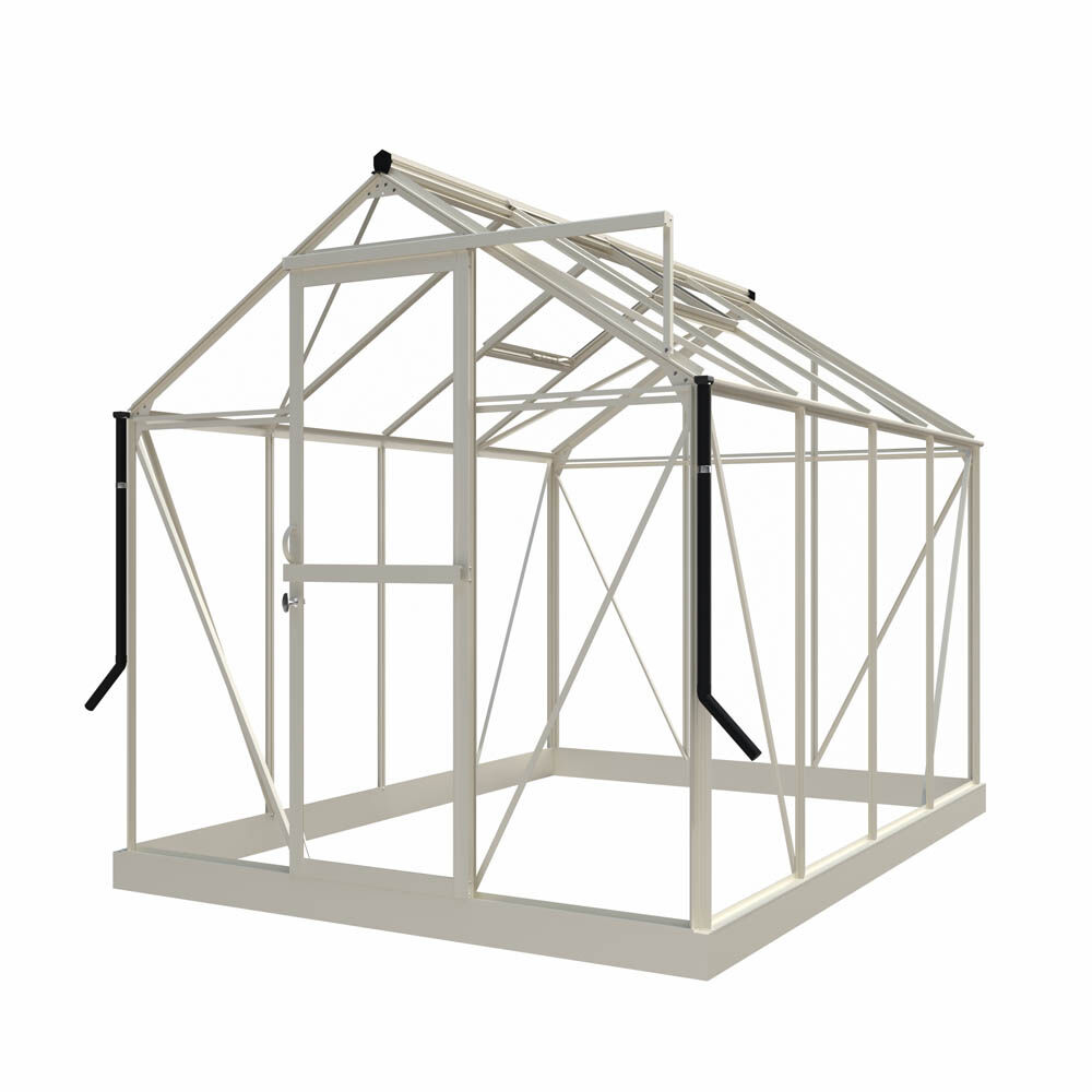 Royal Well Mary II - Tuinkas - Wit - 241x212x291 cm - Veiligheidsglas