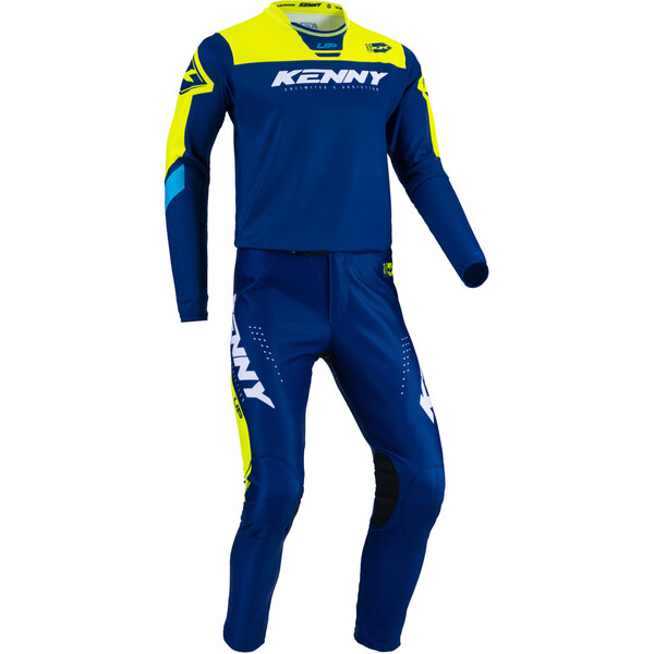 Kenny - Pantalon Trial Up - 2024 Navy / Jaune / Blanc