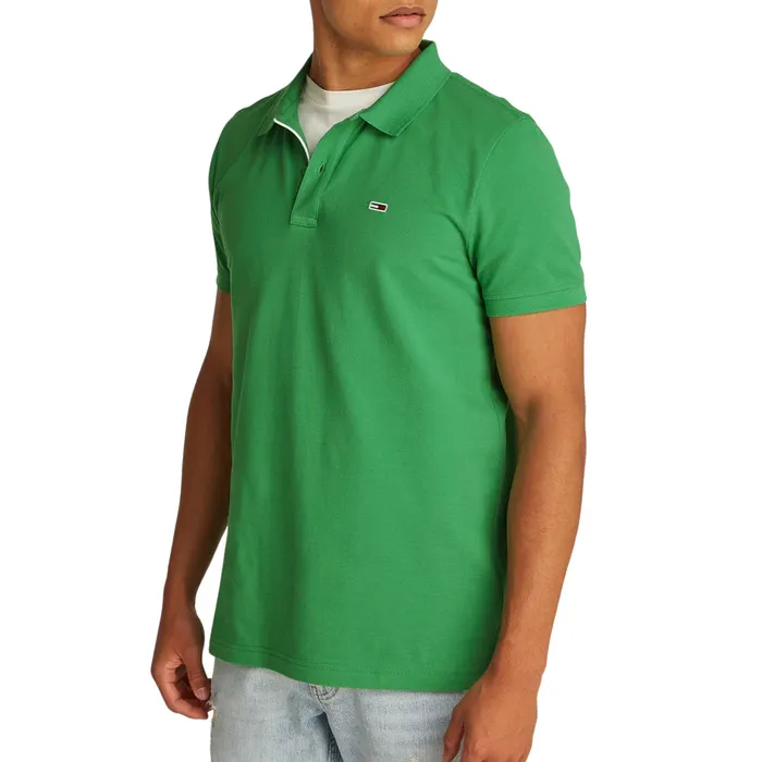 Tommy Hilfiger Slim Placket Flag Polo Heren