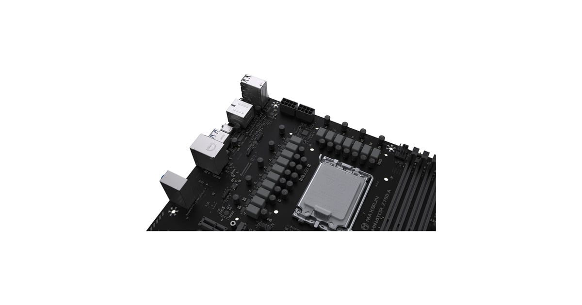 MAXSUNMS-Terminator Z790-A socket 1700 moederbord  (Zwart, RAID, 2.5 Gb-LAN, Sound, ATX)