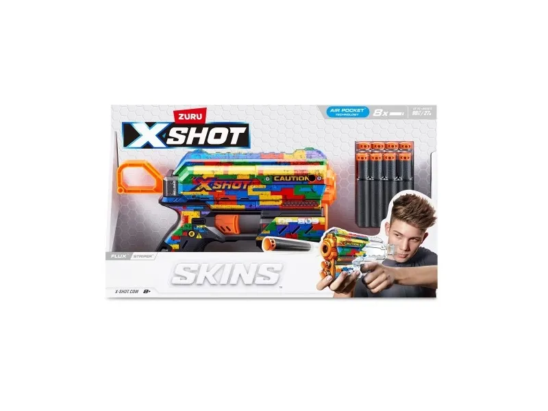 XSHOT legetøjsgevær Skins Flux, assorteret, 36516 (ZUR-36516)