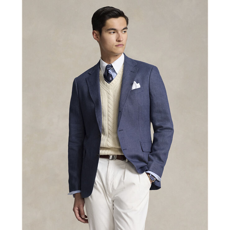 Polo Ralph Lauren MINI TICWEAVE-MDN PS HRVD Navy/blue