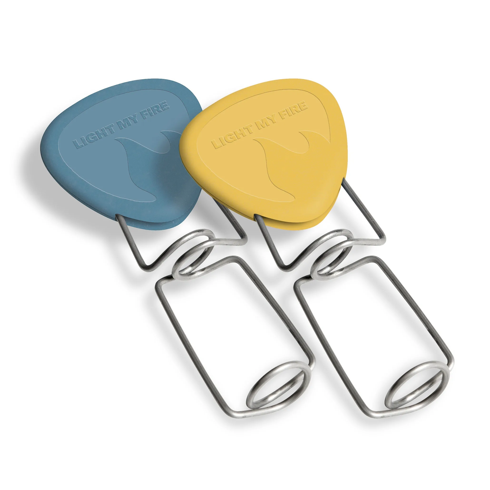 Light My Fire Grandpa's Firefork Bio 2-pack Musty Yellow/Hazy Blue