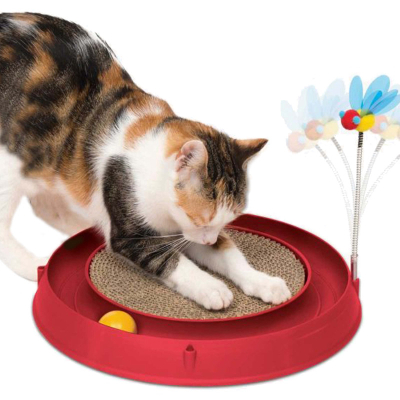 Catit Play Ball Circuit mit Scratching Pad