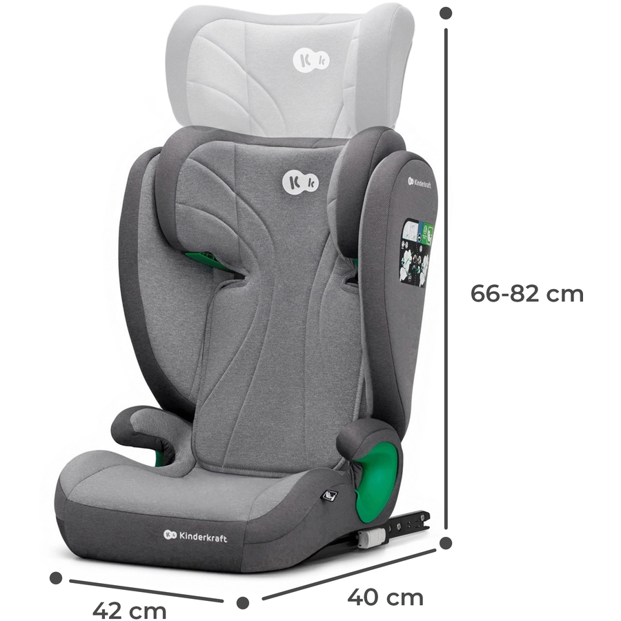 Kinderkraft Kindersitz Junior Fix i-Size  rocket gray