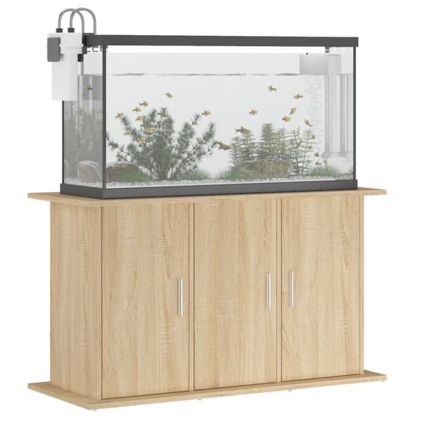 vidaXL Akvariumstativ sonoma eik 101x41x58 cm konstruert tre