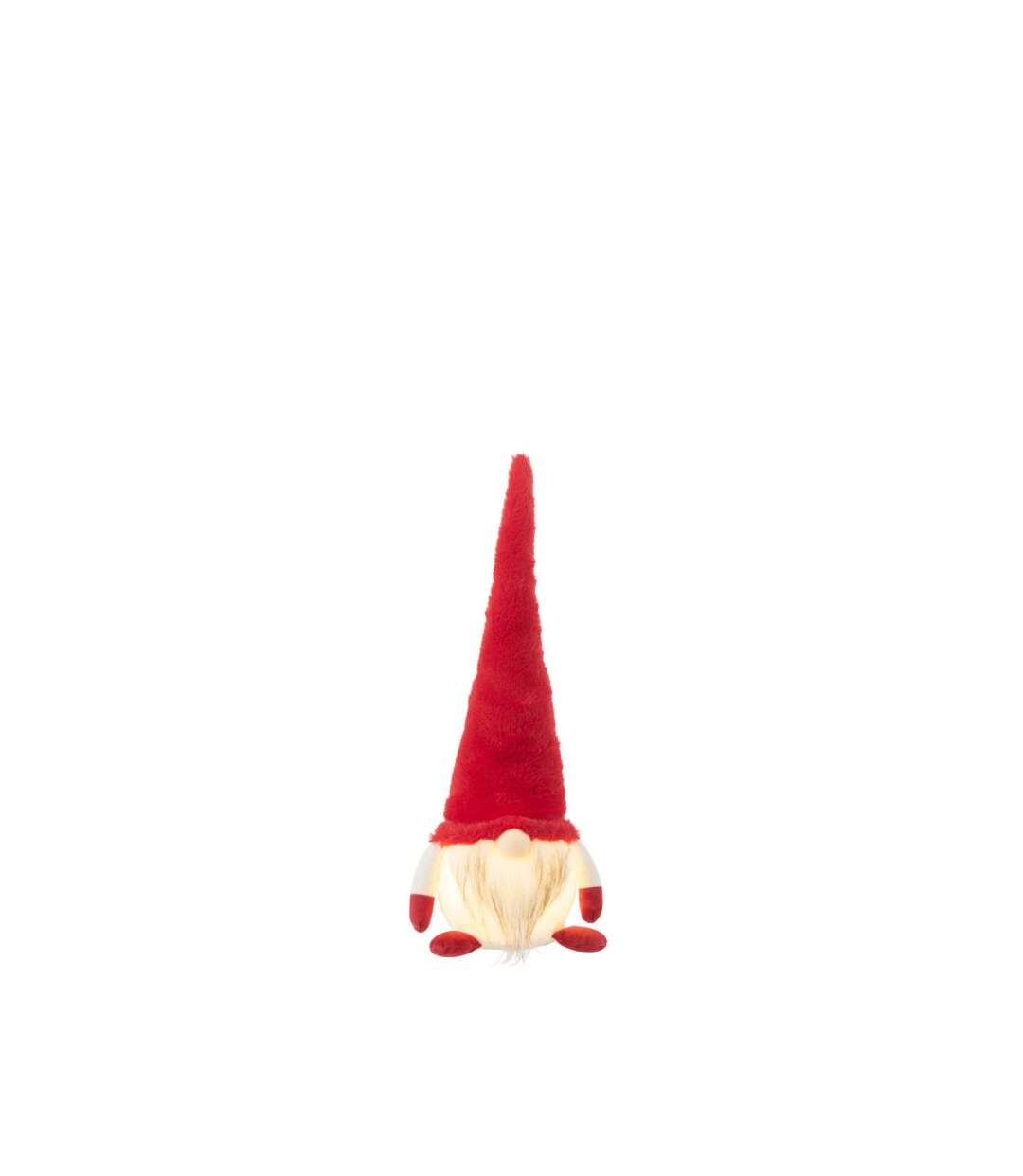 Paris Prix - Statuette Déco Lutin led 48cm Rouge