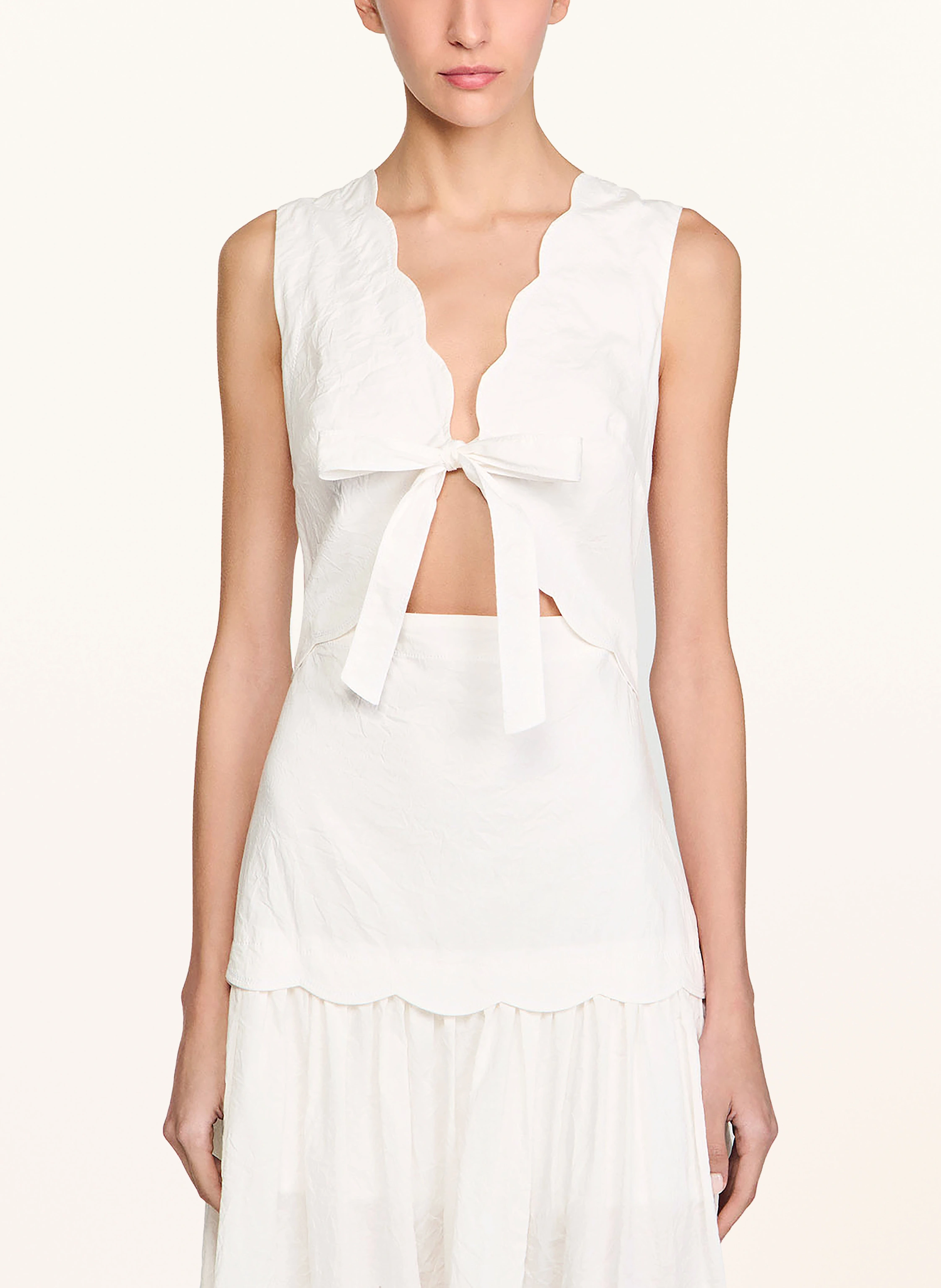 SANDRO Kleid mit Cut-out