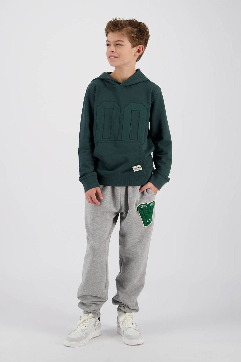 Vingino regular fit joggingbroek Sondol grijs