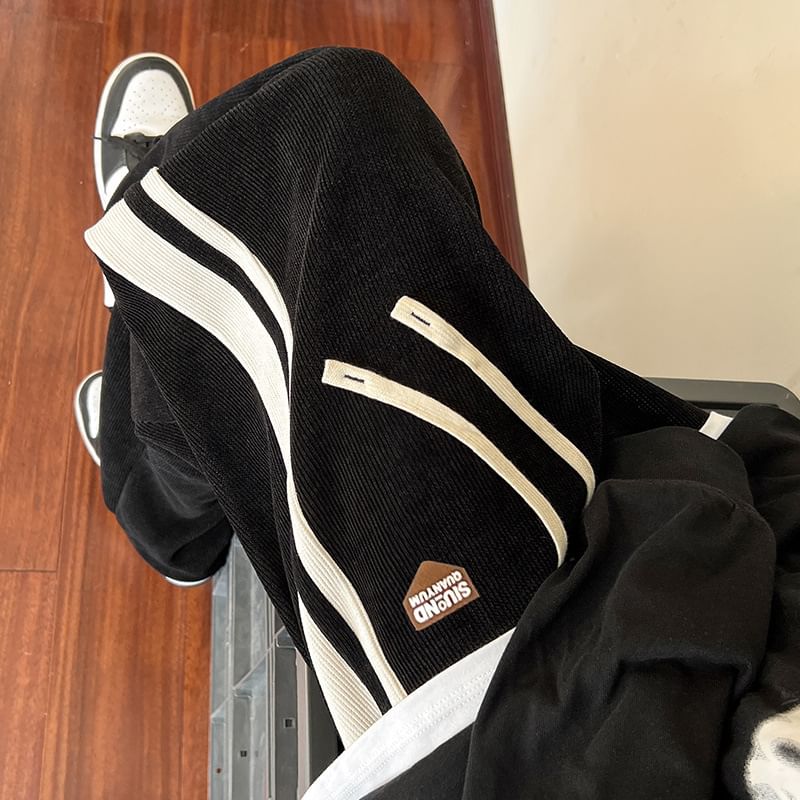 DuckleBeam - Tweekleurige joggingbroek met losse pasvorm