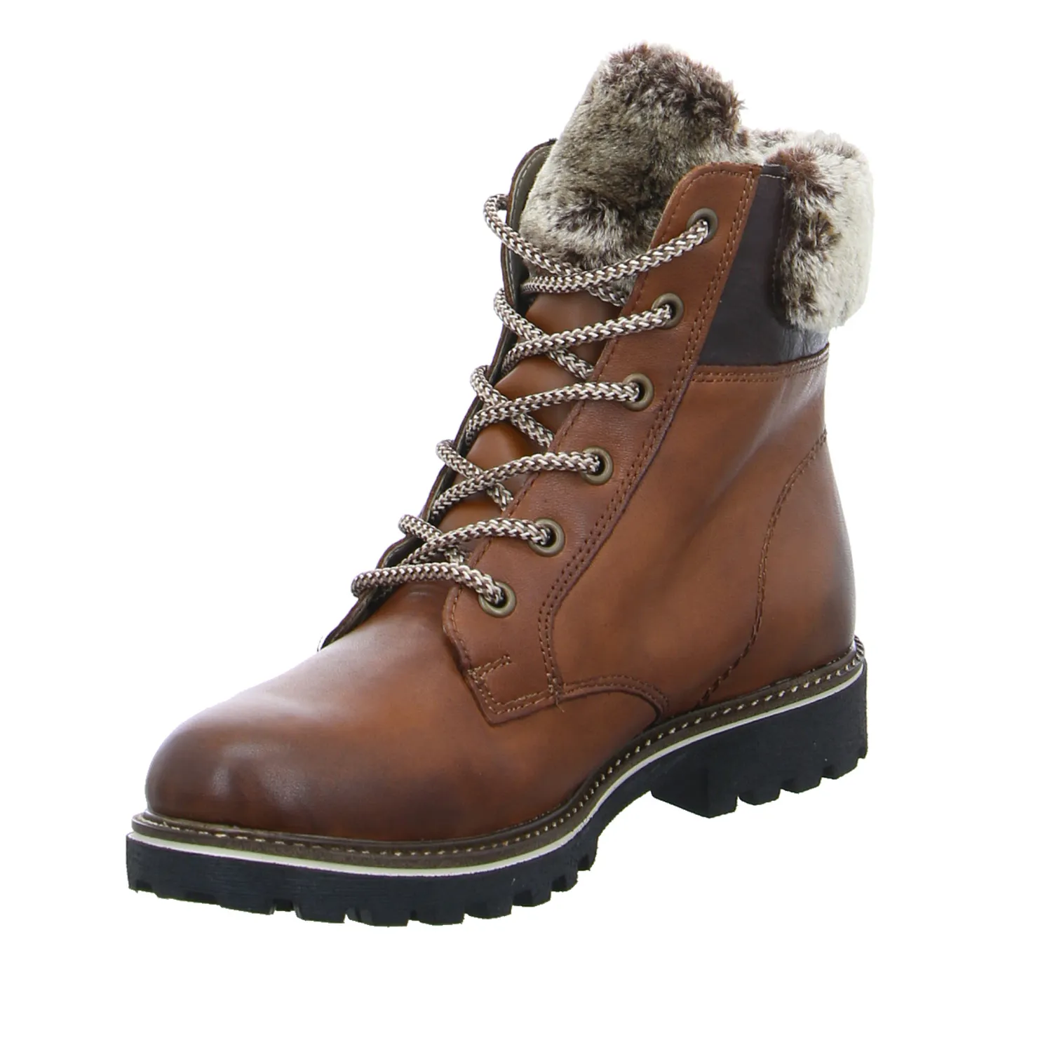 REMONTE Boot Braun Leder