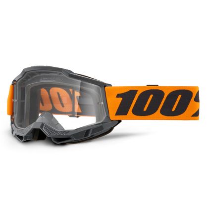 Masque cross 100% ACCURI 2 OTG Orange - Clair 2025 - Orange