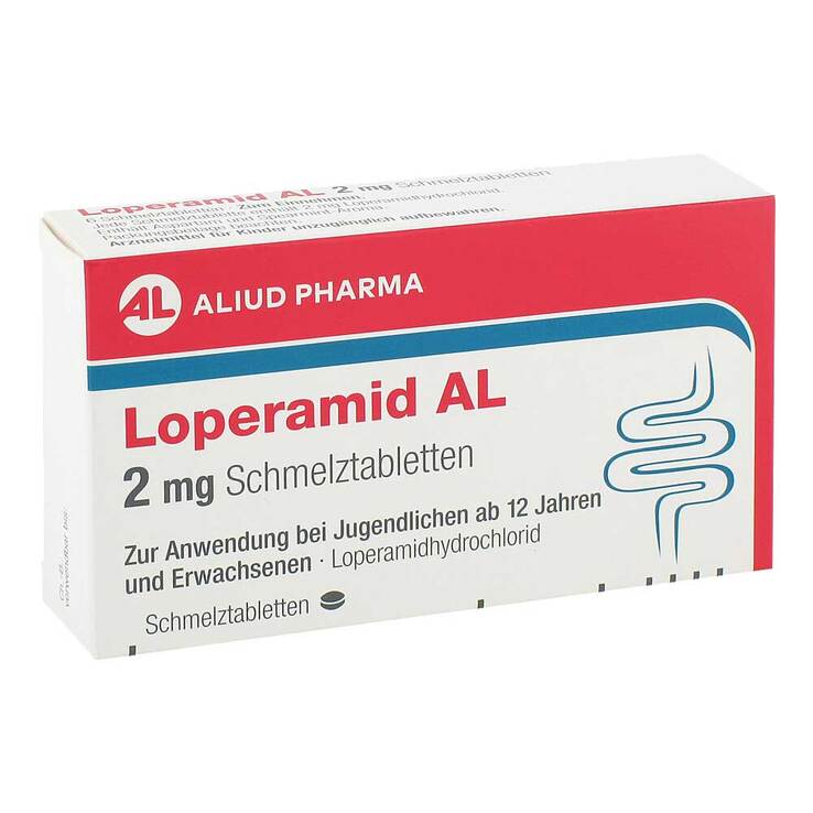 Loperamid AL 2 mg Schmelztabletten, 12 St