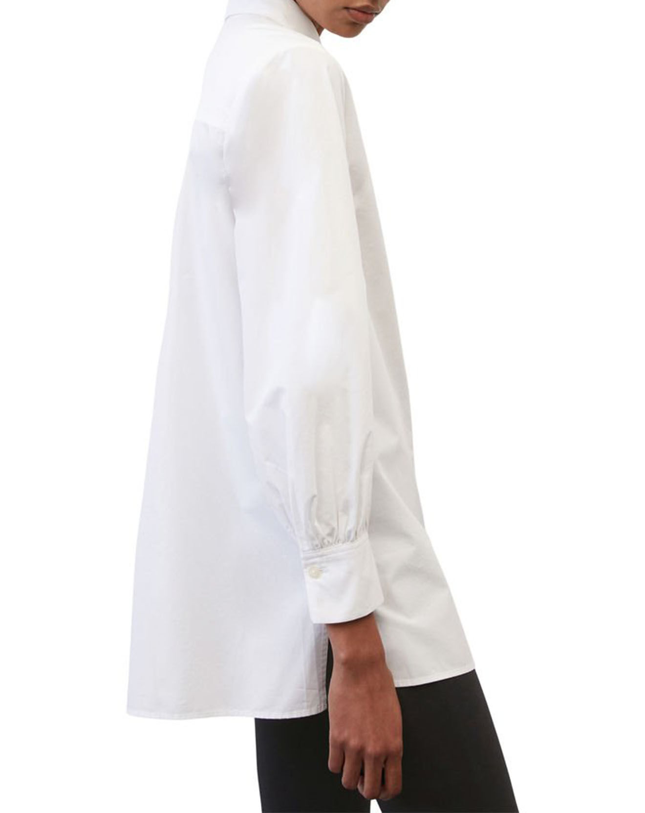 Marc O'Polo Chemise boyfriend en Popeline blanche