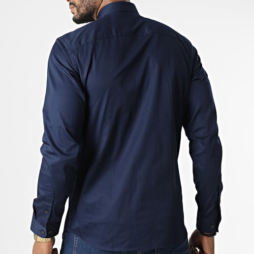 Chemise A Manches Longues Blacardiff Bleu Marine