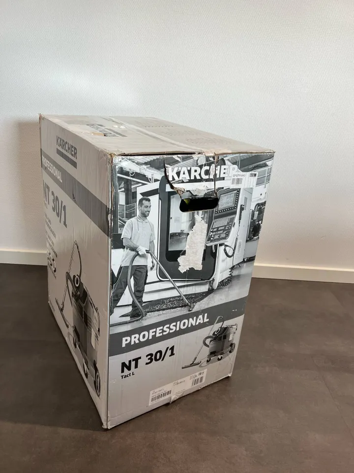 [OUTLET] - Kärcher Professional NT 30/1 Tact L - Støvsuger - beholder - pose / uden pose