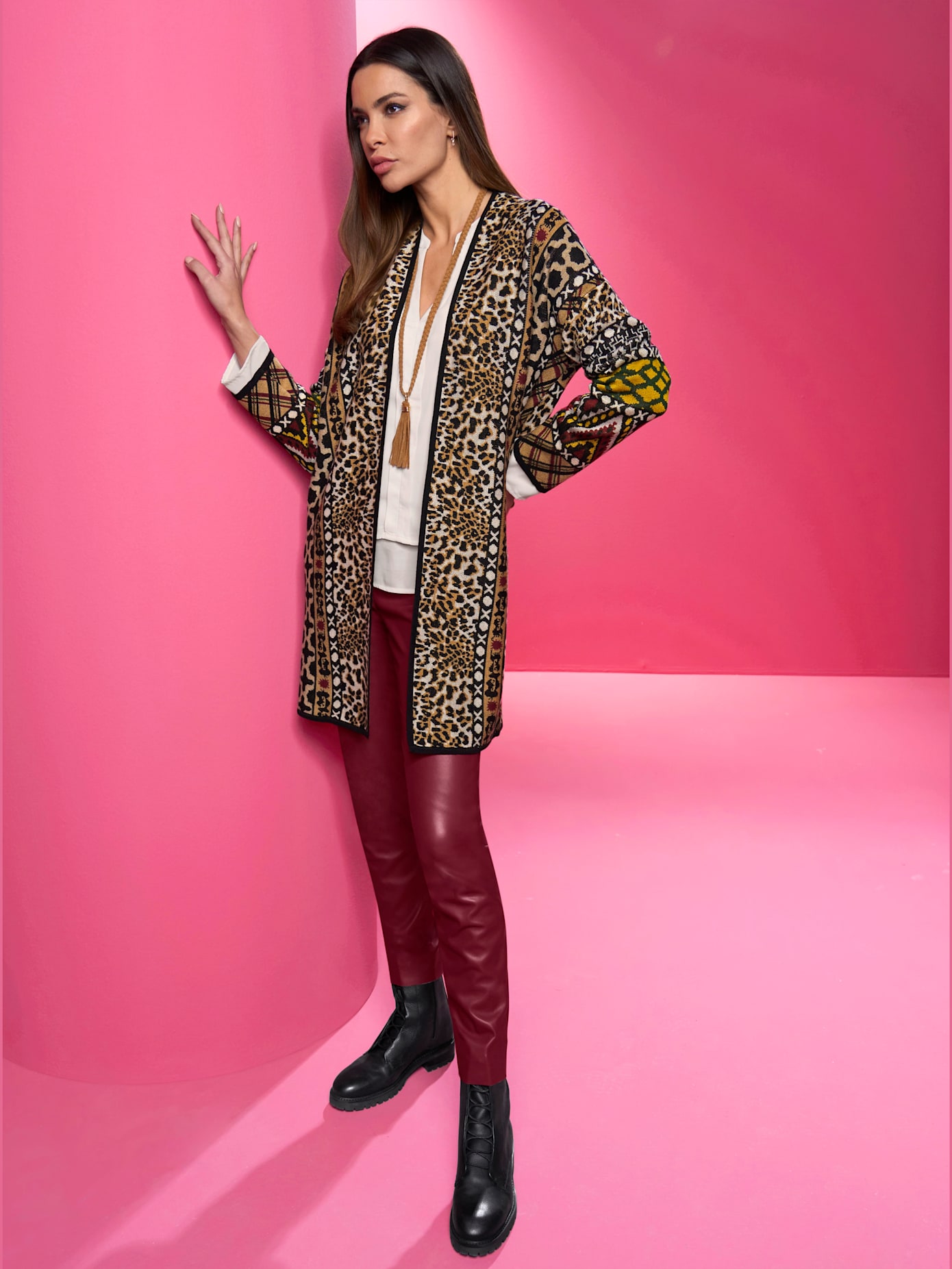 Pantalon en imitation cuir imitation cuir tendance