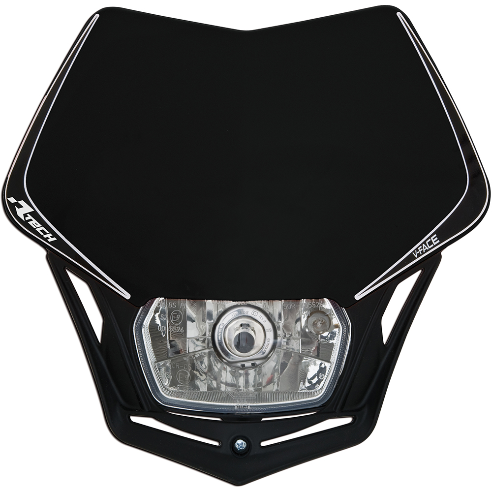 RTECHMX - Plaque Phare V-Face Noir