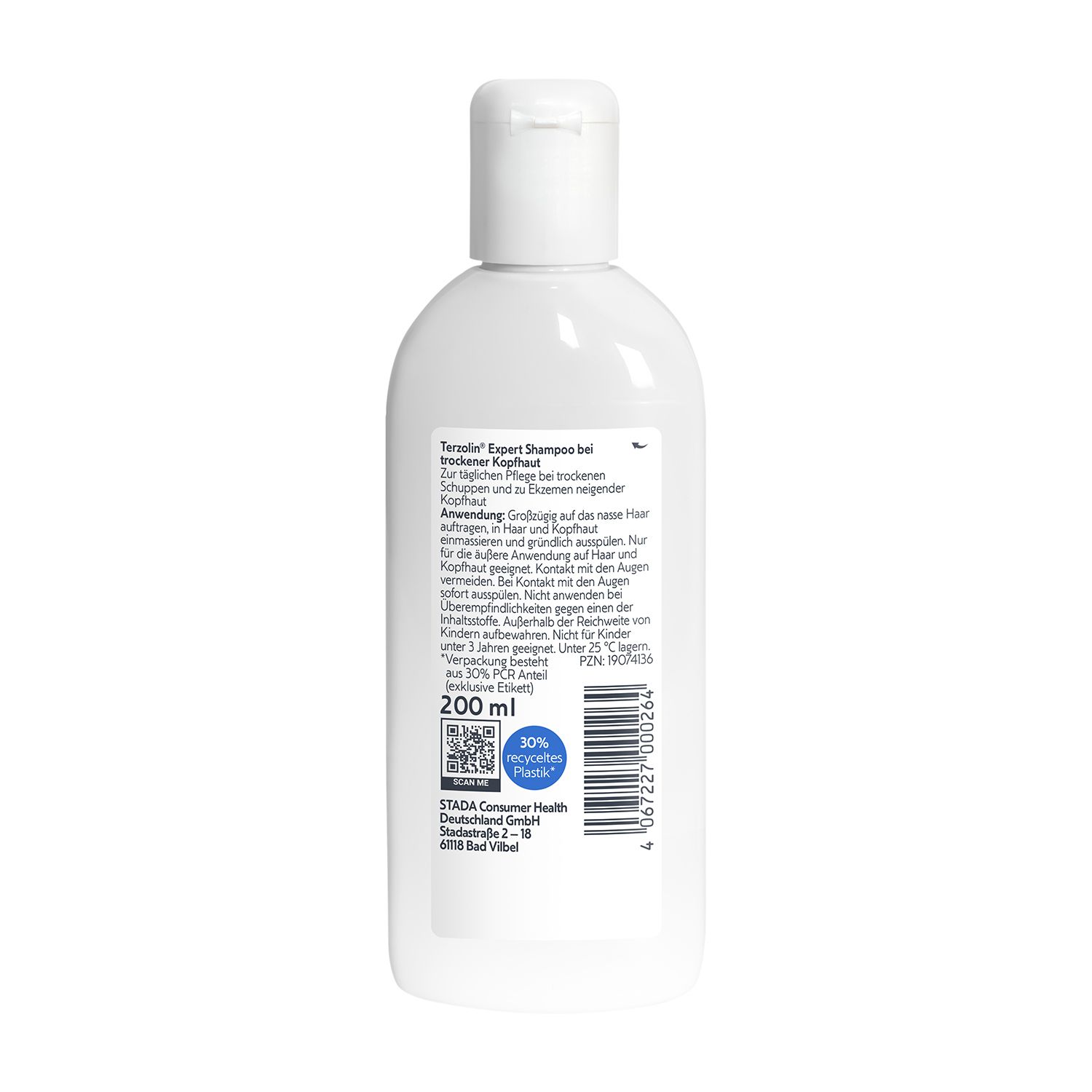 Terzolin® Expert Schuppen-Shampoo bei trockener Kopfhaut, Juckreiz und Schuppen. Besonders geeignet für empfindliche, zu Ekzemen neigende Kopfhaut und trockene Schuppen. Unterstützt das Kopfhautmikrobiom mit natürlichen Inhaltsstoffen