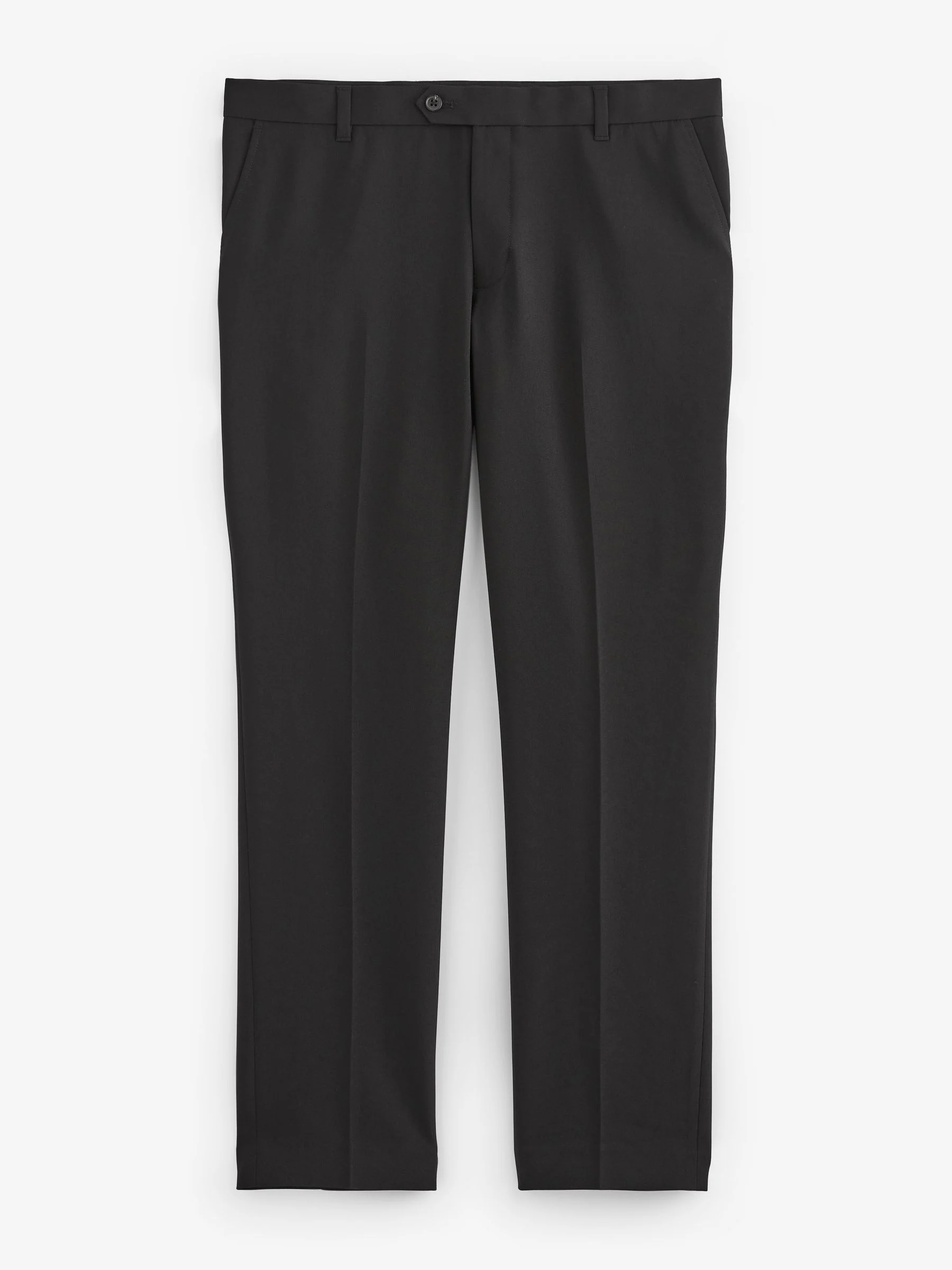 Zwart - Slim Fit - Machinewasbare modieuze broek zonder bandplooien