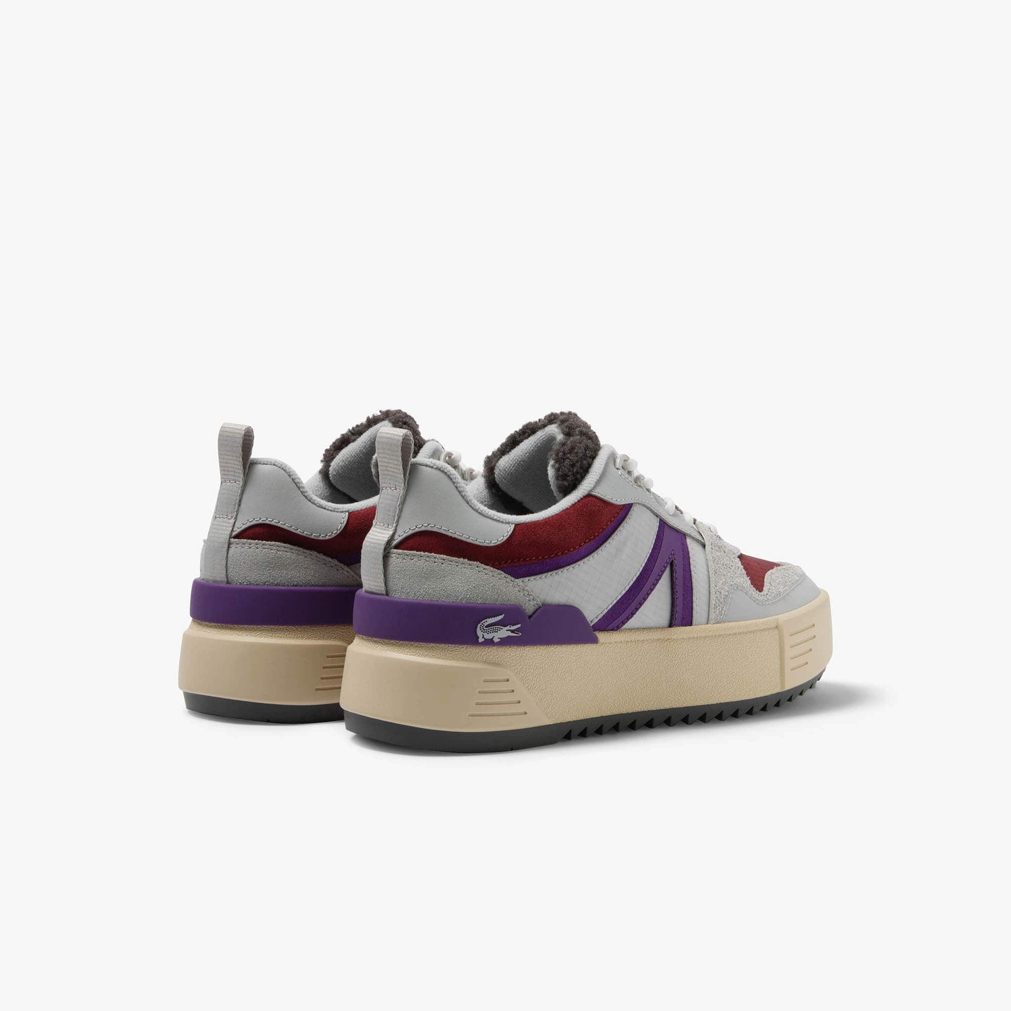 Sneakers Outdoor L002 Winter femme en cuir Outdoor - Gris - Lacoste - Femme