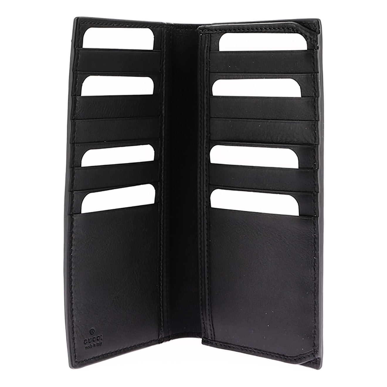 Gucci Porte-cartes en Cuir noir - Très bon état - 9x19 cm