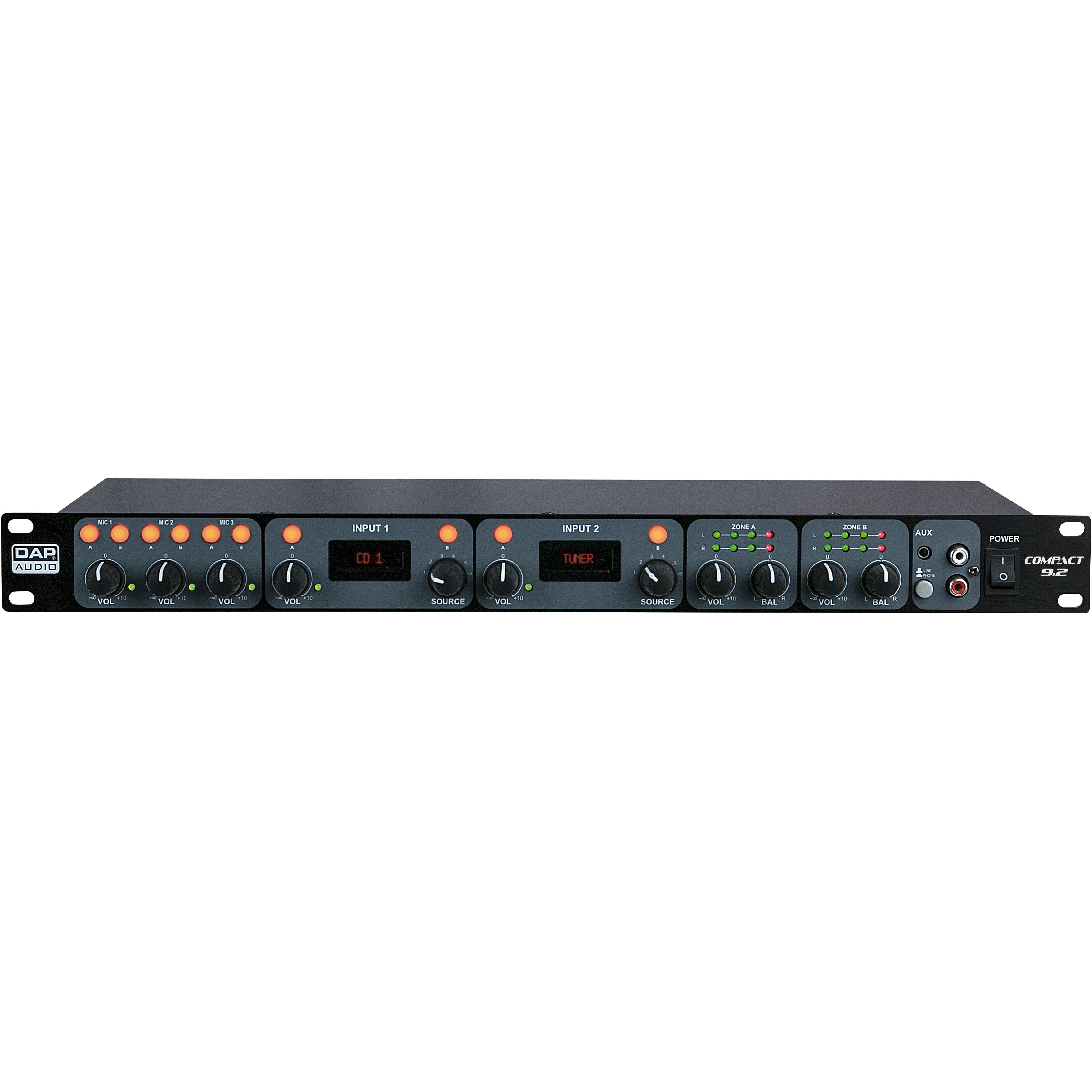 DAP Compact 9.2 zone mixer