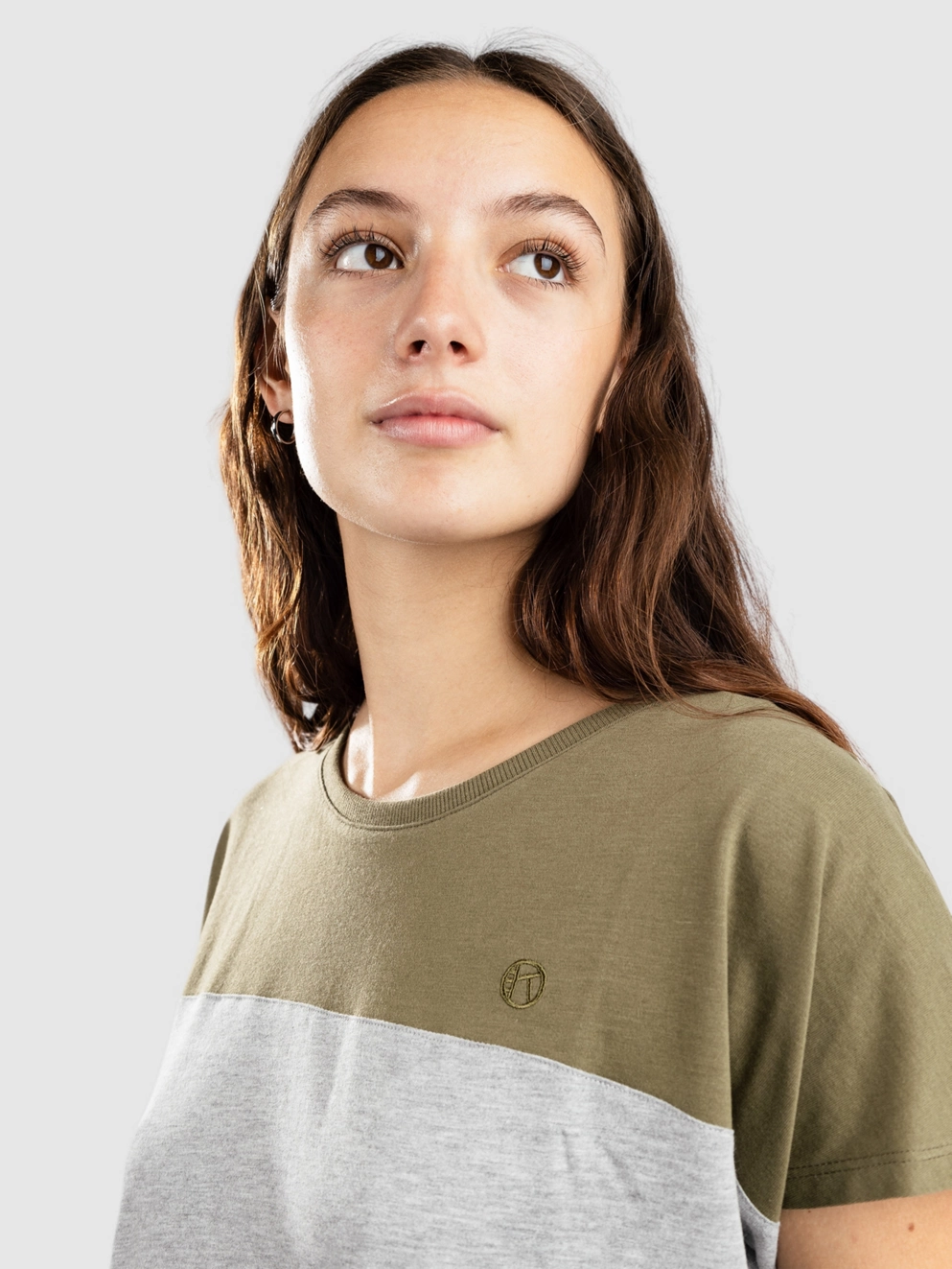 Kazane Yrsa T-Shirt burnt olive athl heath gr