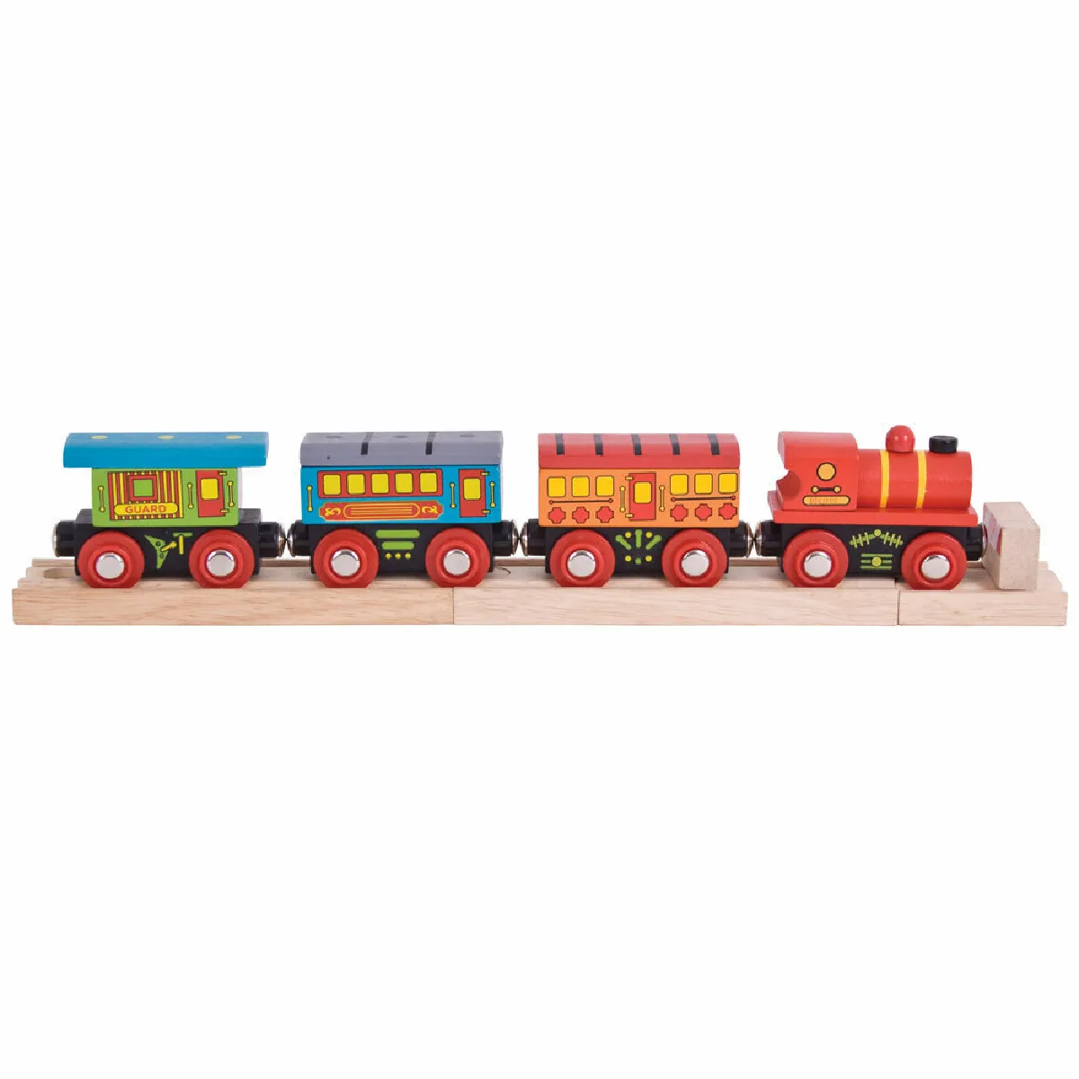 Bigjigs Rail Moteur et wagons de train