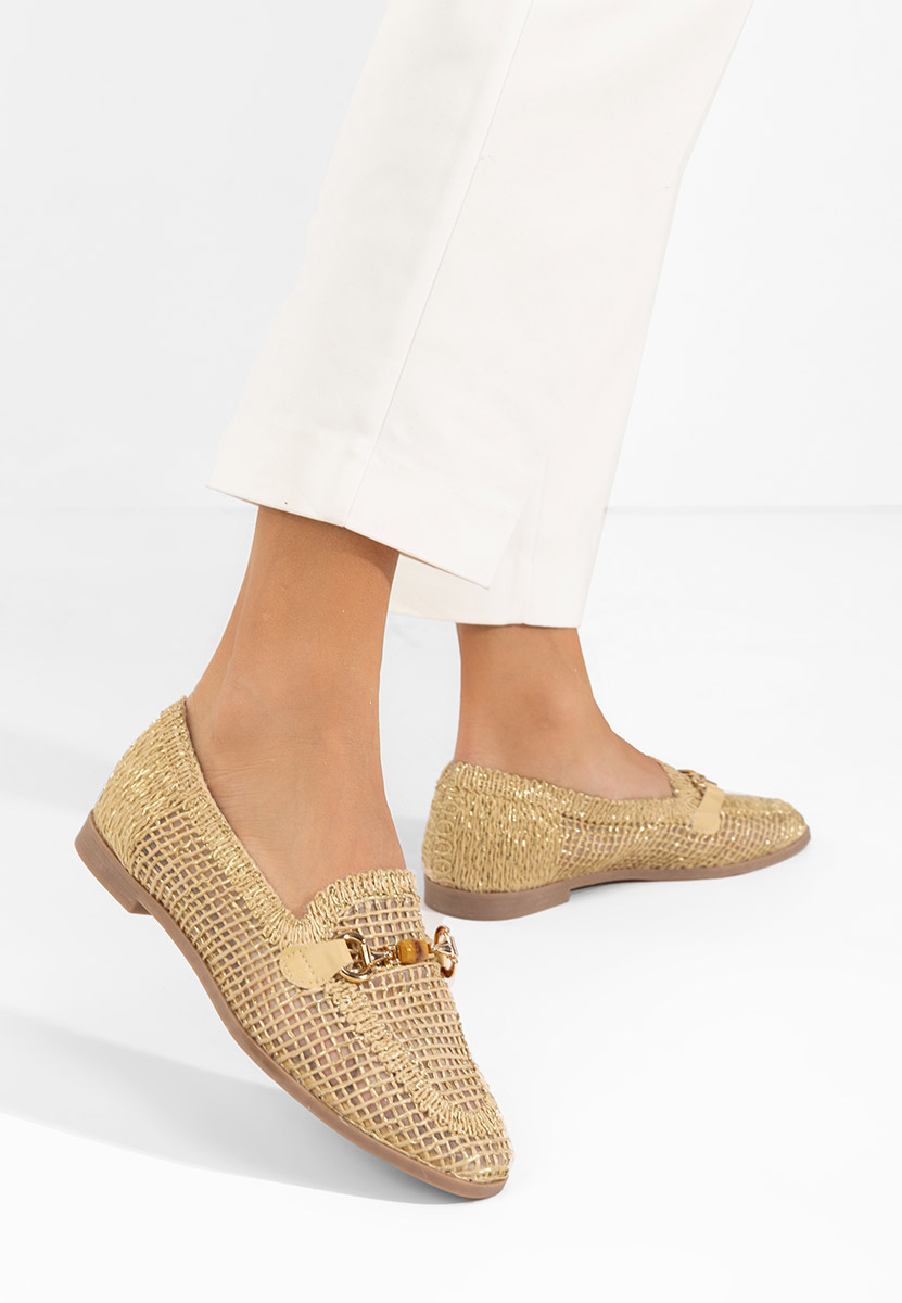 Mocassins femme beige Jayna
