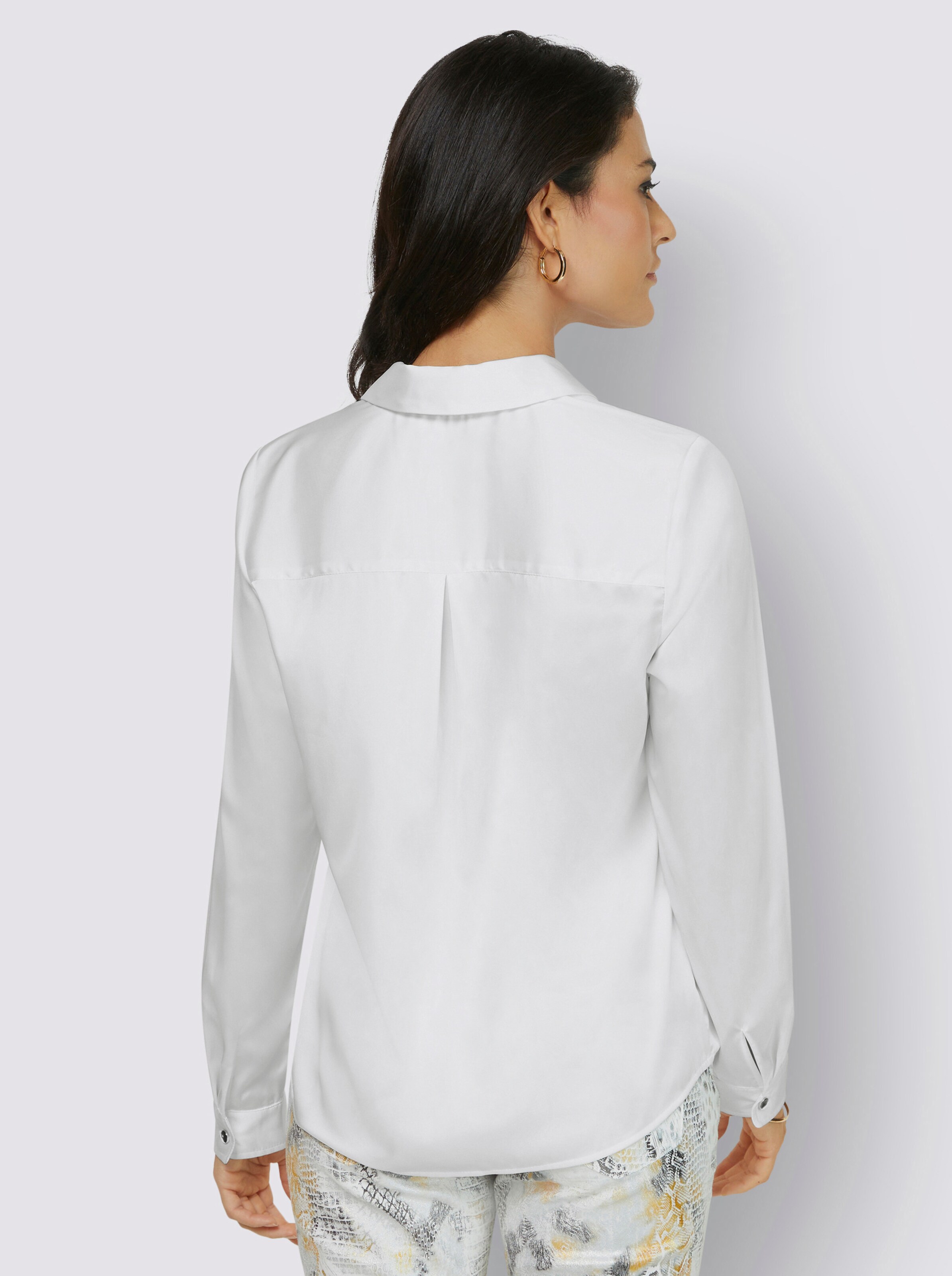 Satinbluse