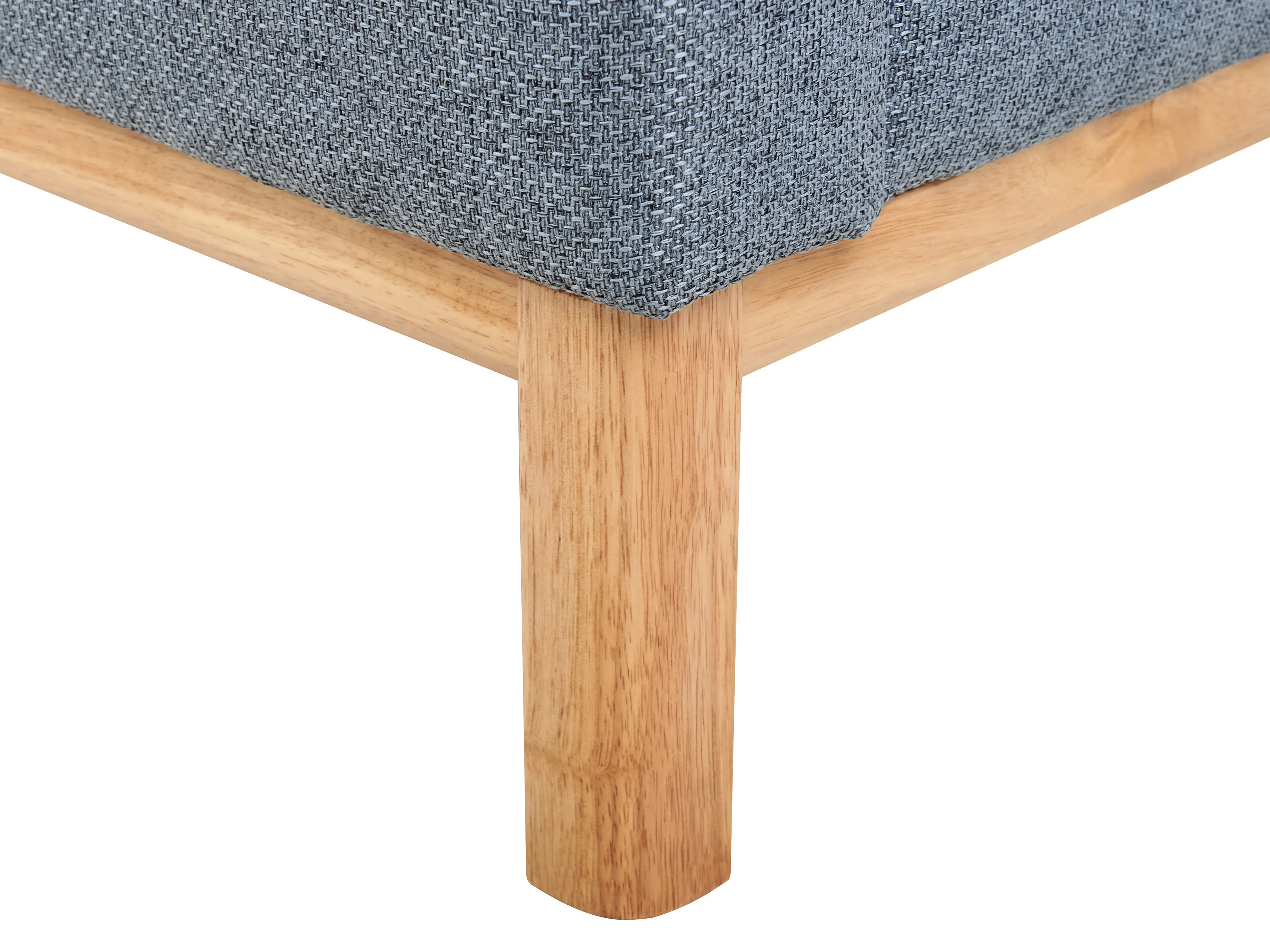 Bank 3-zits SOSJO Stof Blauw